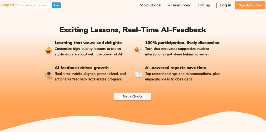 Servicio para crear presentaciones usando IA Curipod