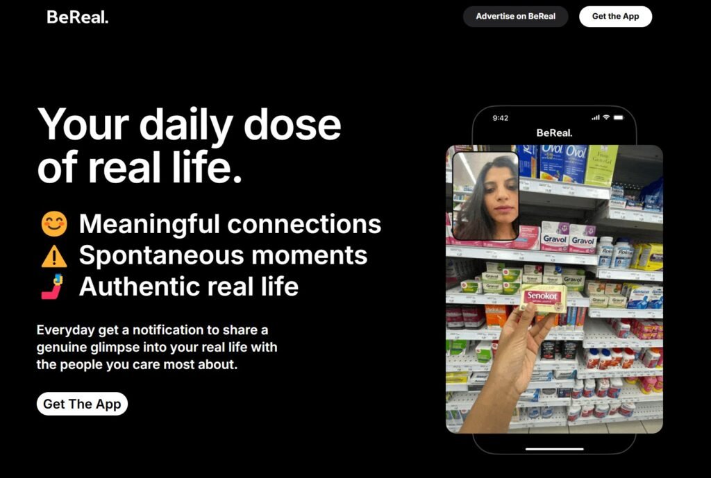 BeReal - social network, alternative to Instagram